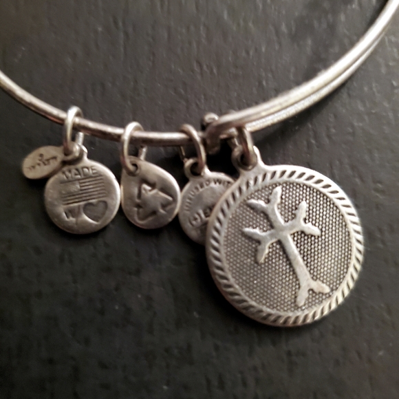 2 Alex & Ani Adjustable bracelets Silver & Gold - Picture 2 of 6